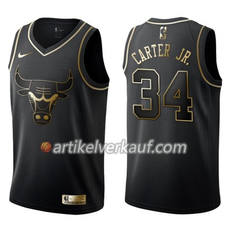 NBA Chicago Bulls Trikot Wendell Carter Jr. 34 Nike Schwarz Golden Edition Swingman - Herren